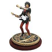 Jimi Hendrix Color Rock Iconz Statue